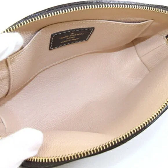 LOUIS VUITTON Brown Monogram Pochette Pouch